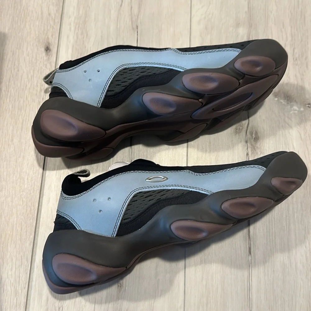 Oakley‎ Factory Team Ostrich Flesh Sandal Stone Blue/Black 10 New in Box